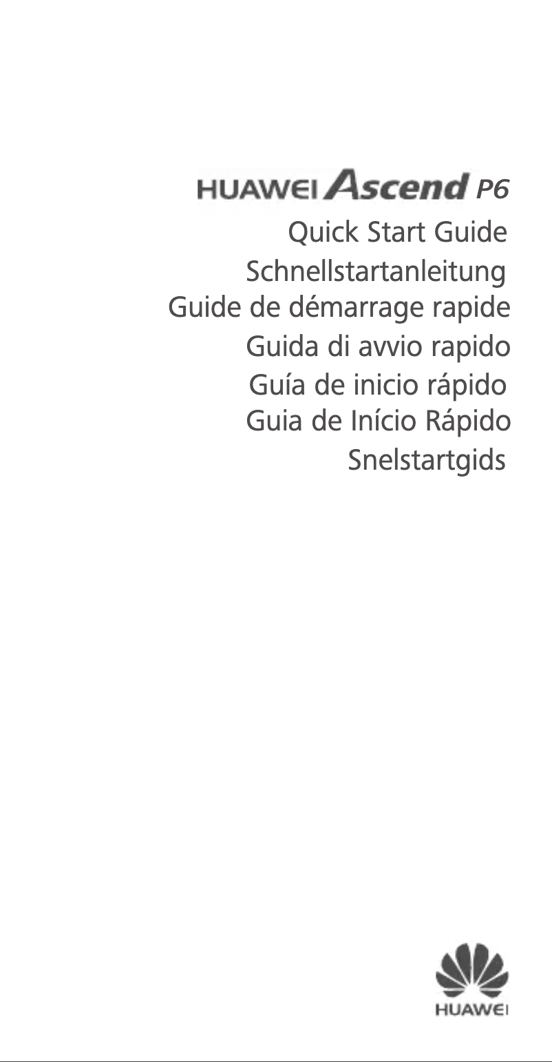 Page 1 of the manual User Manual Huawei Ascend P6