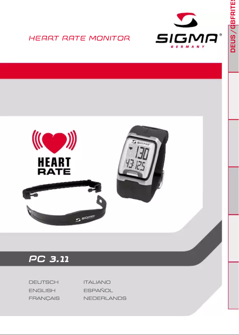 First page image of the manual for PC 3.11