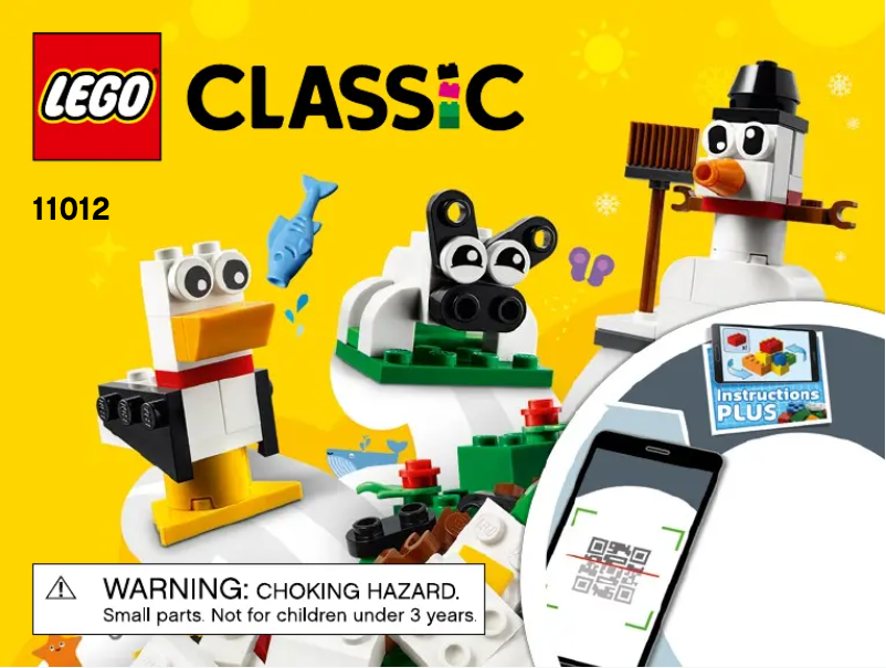 Page 1 of the manual User Manual Lego Classic 11012