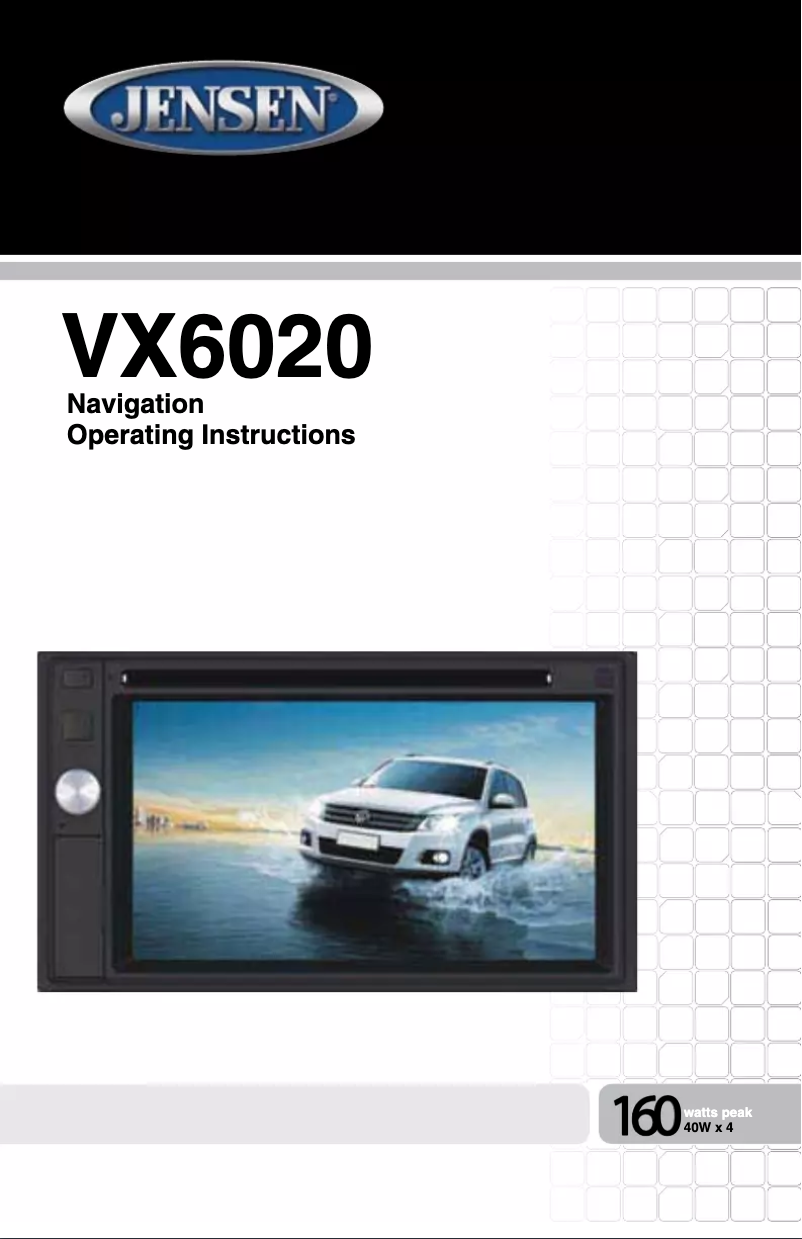 First page image of the manual for VX6020