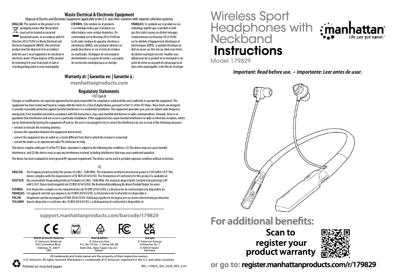 First page image of the manual for 179829