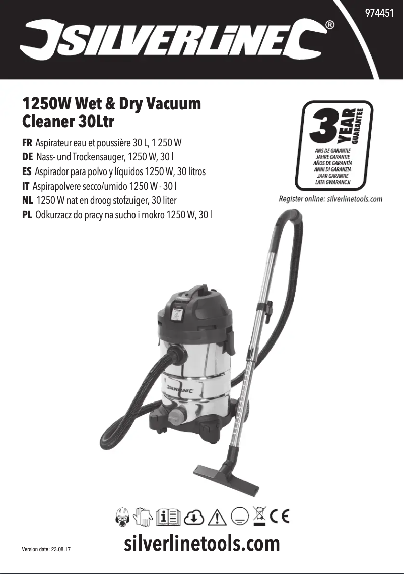 Image de la première page du manuel de l'appareil 974451