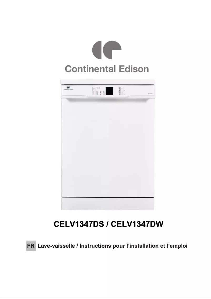 Page 1 of the manual User Manual Continental Edison CELV1347DS