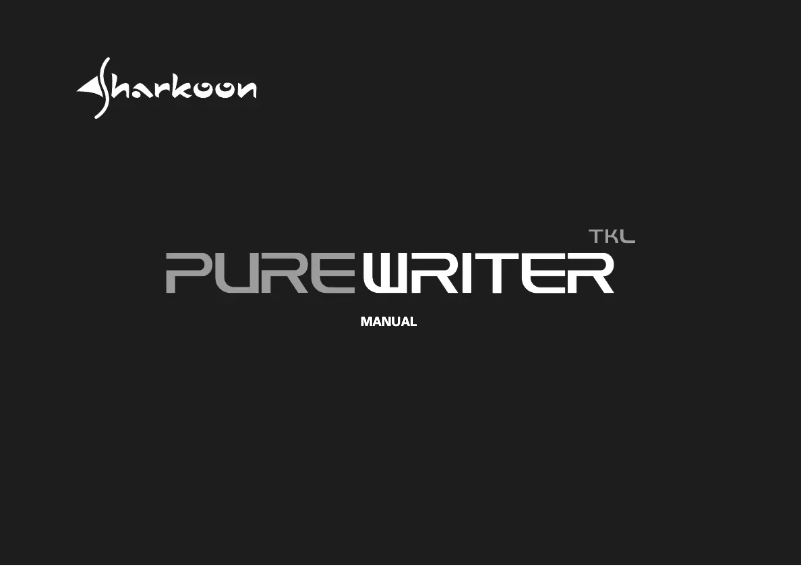 First page image of the manual for PureWriter TKL