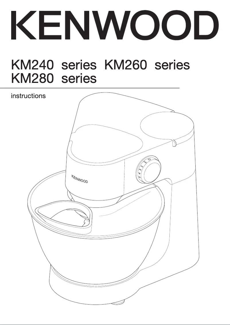 First page image of the manual for KM242