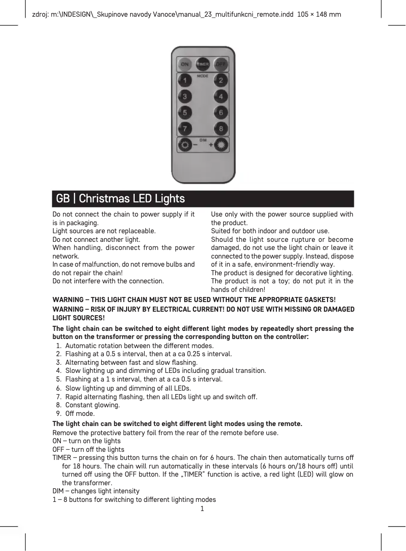 First page image of the manual for D4CW02