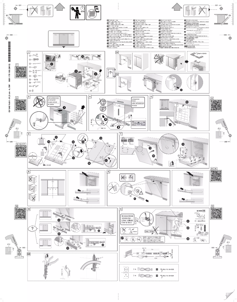 Page 1 of the manual Instructions / Assembly Constructa CG4A57V8