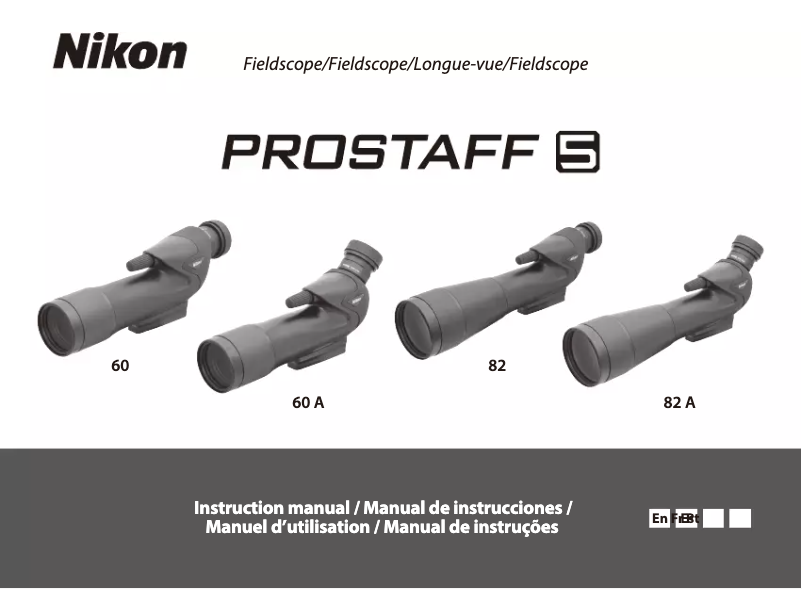 First page image of the manual for Prostaff 5
