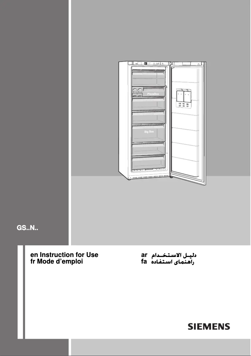First page image of the manual for GS32NA23