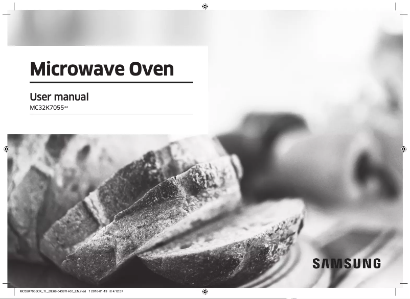 First page image of the manual for MC32K7055VC