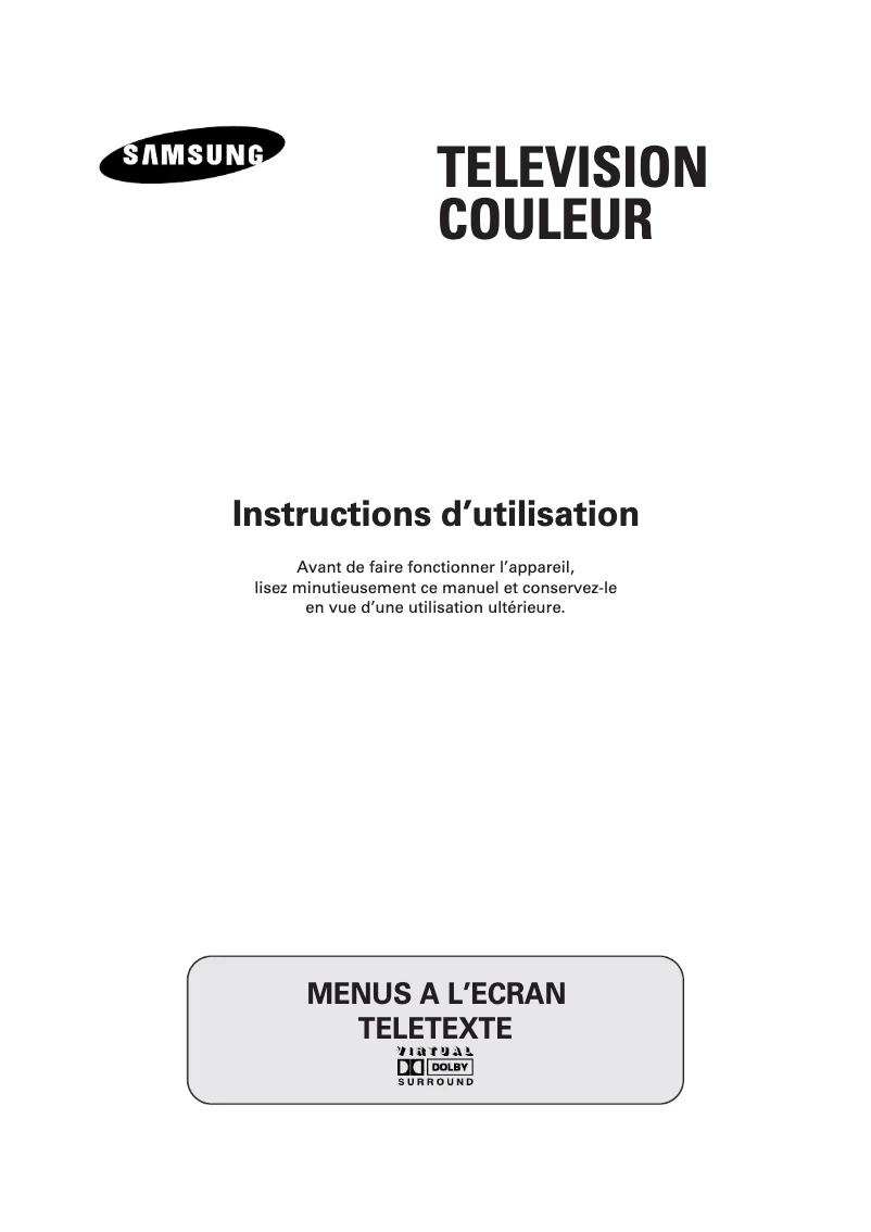 First page image of the manual for WS-32A116D