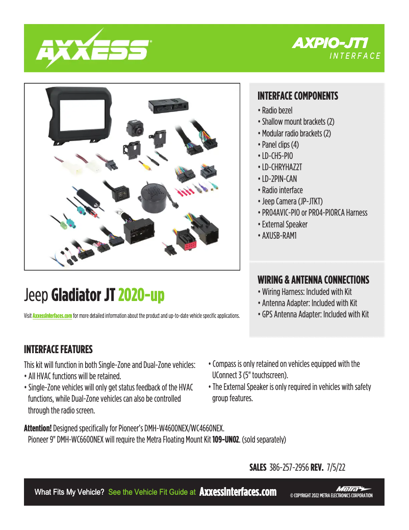 First page image of the manual for AXPIO-JT1