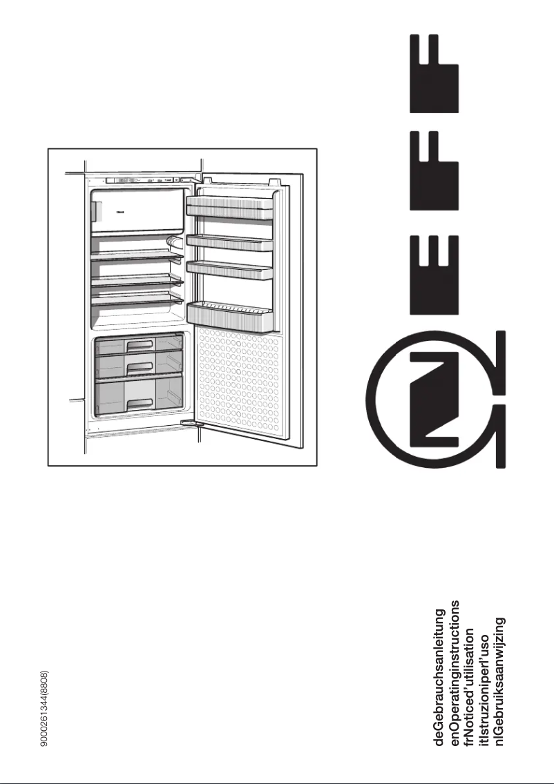 Page 1 of the manual User Manual Neff K5734X9
