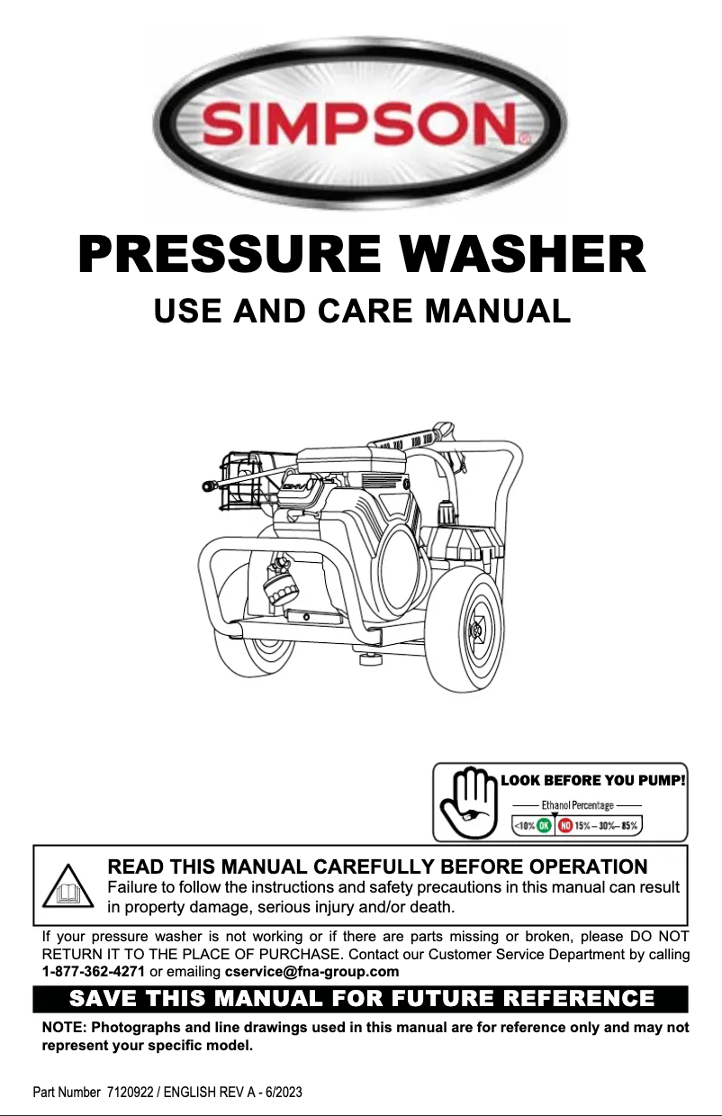 First page image of the manual for WS5050H-S