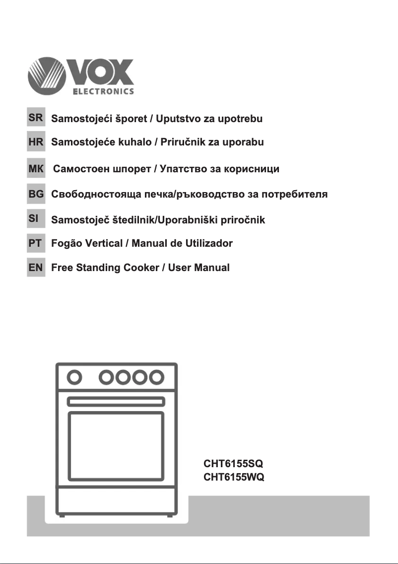 Page 1 of the manual User Manual VOX CHT 6155 WQ