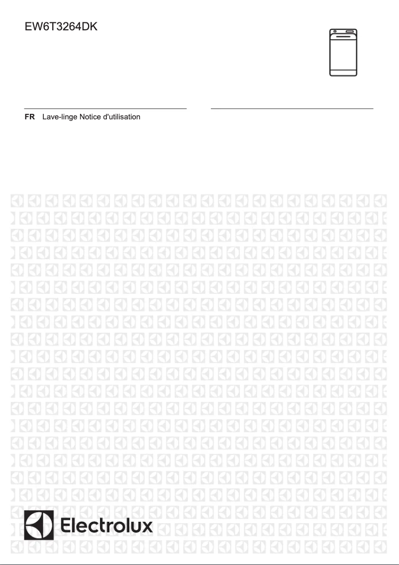Page 1 of the manual User Manual Electrolux EW6T3264DK