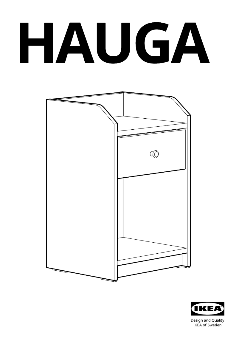 First page image of the manual for HAUGA 804.889.64