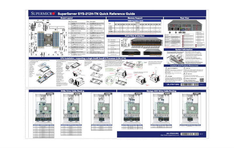 Page 1 of the manual User Manual Supermicro SuperServer SYS-212H-TN