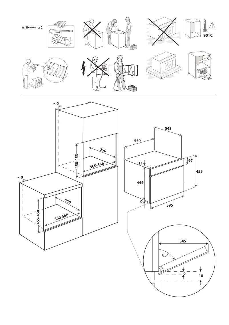 Page 1 de la notice Instructions de sécurité Whirlpool WCC28UXA