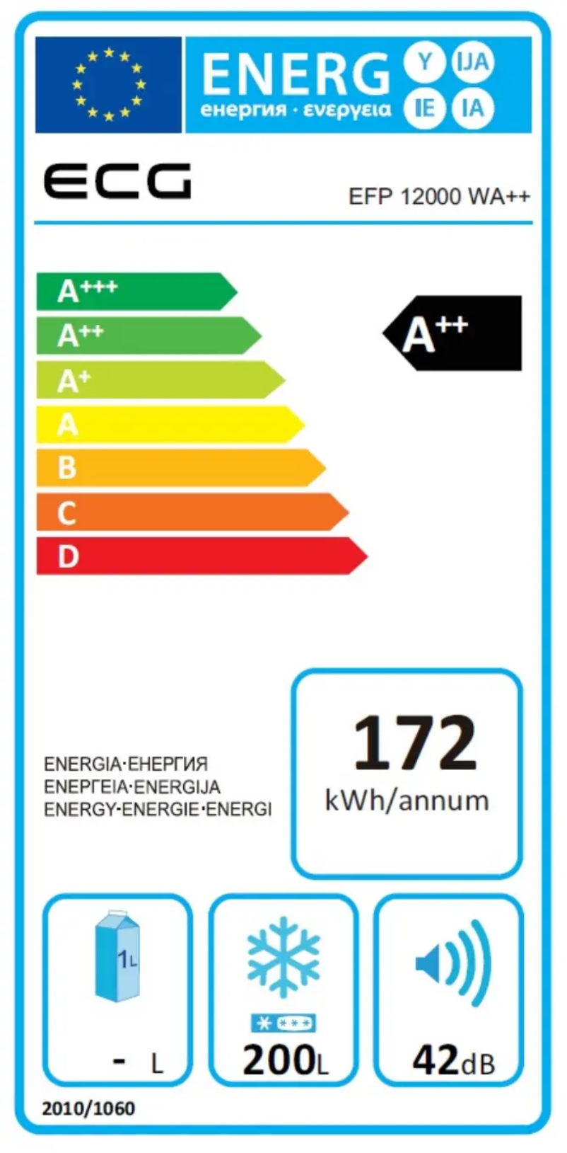 First page image of the manual for EFP 12000 WA++