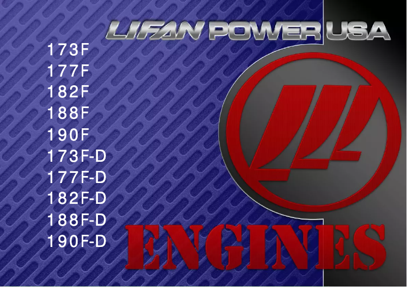 First page image of the manual for LF-182F