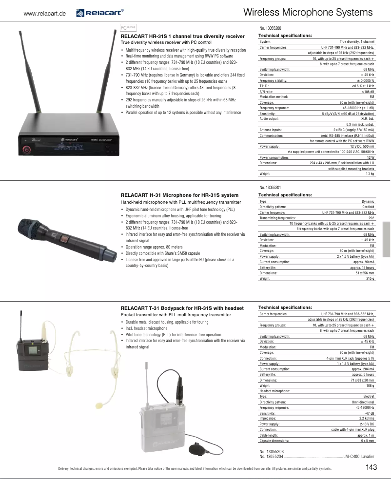 First page image of the manual for T-31