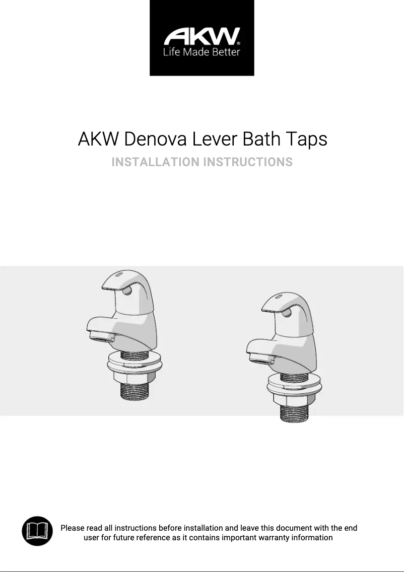 Page 1 of the manual User Manual AKW Denova 23189