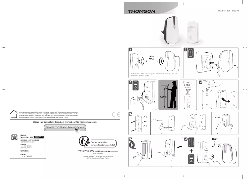 Page 1 of the manual User Manual Thomson 513125