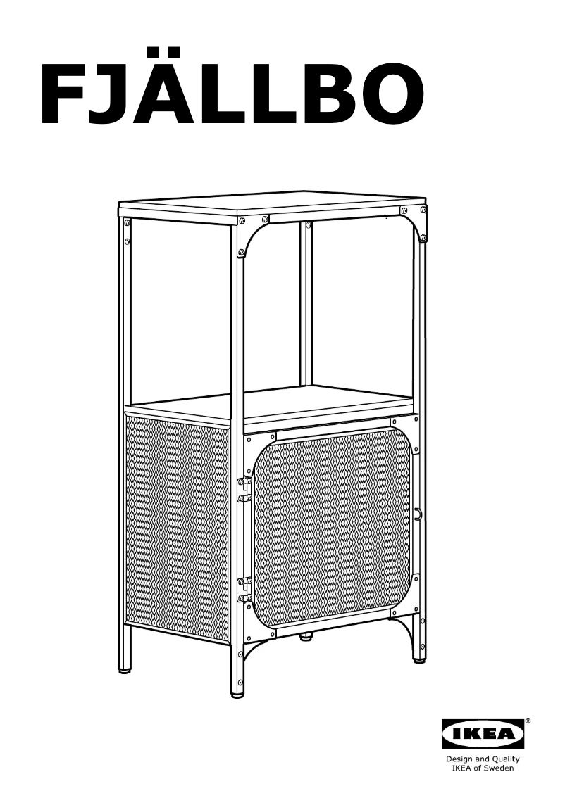 Page 1 of the manual User Manual Ikea FJÄLLBO 504.639.41