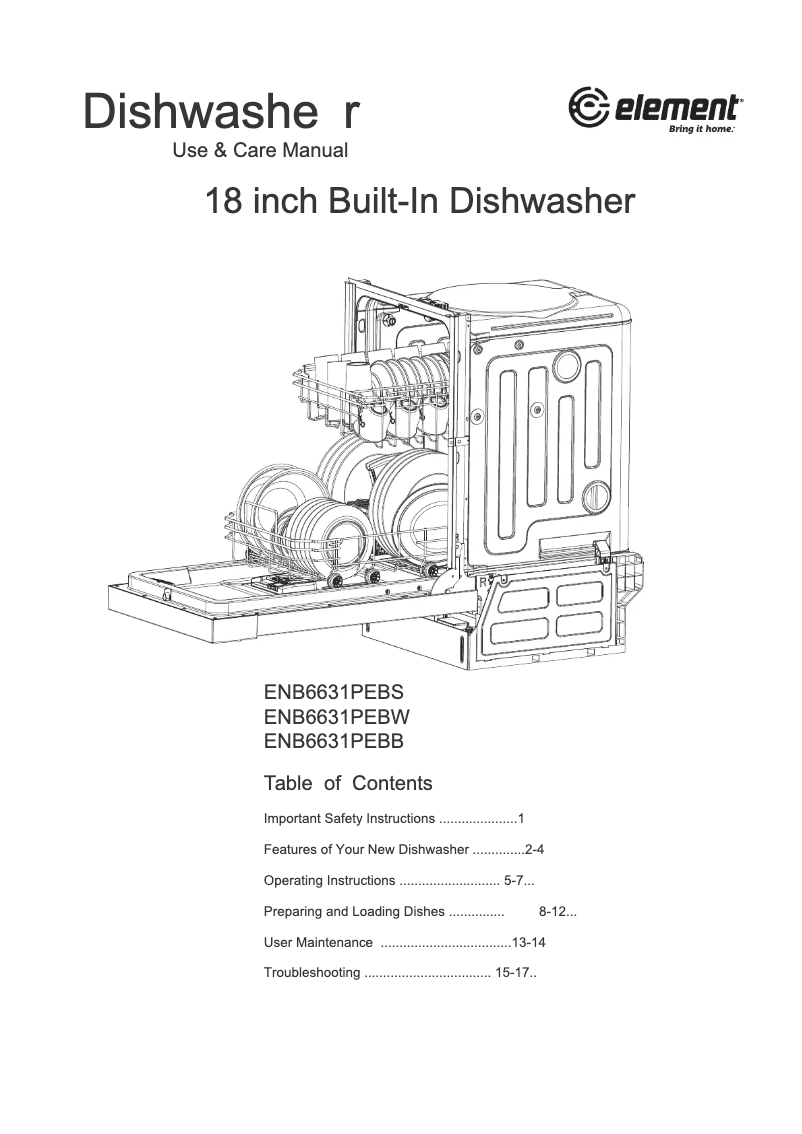 Page 1 of the manual User Manual Element ENB6631PEBB