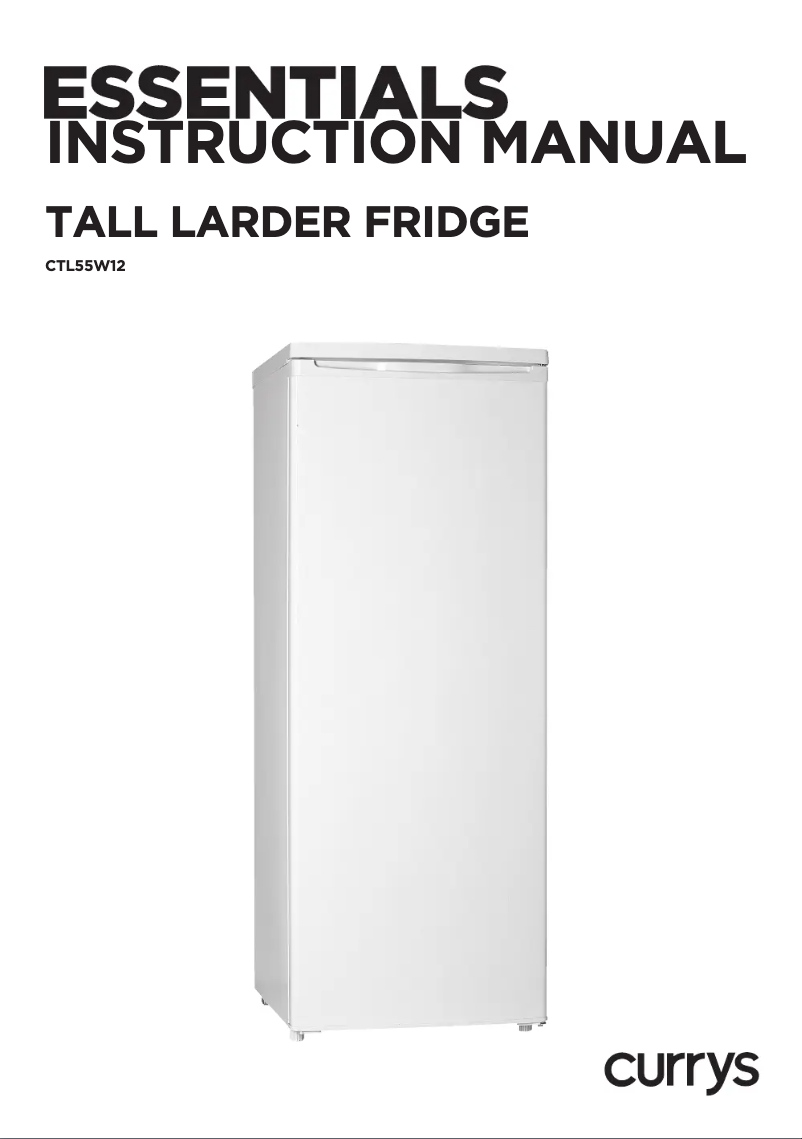 First page image of the manual for CTL55W12