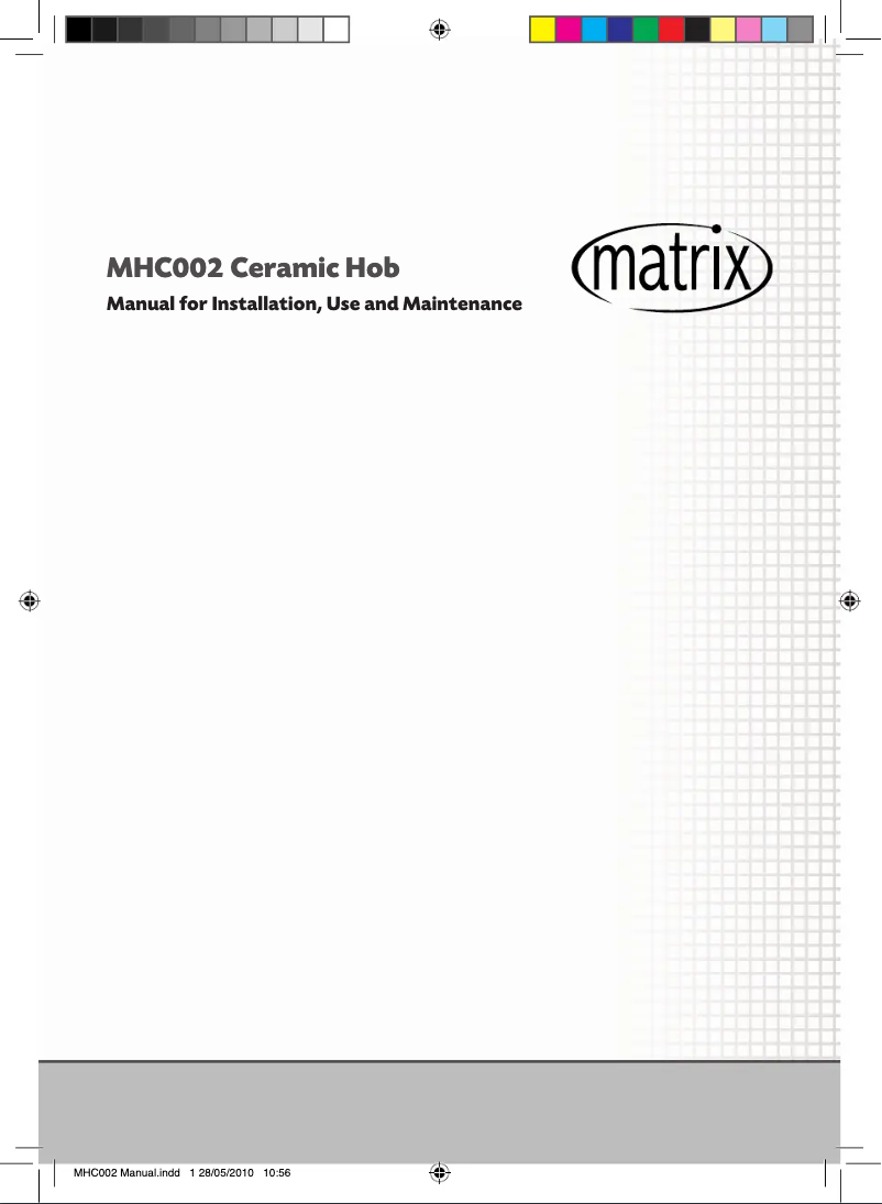 Page 1 of the manual User Manual Matrix MHC002FR