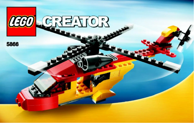 Page 1 of the manual User Manual Lego Creator 5866