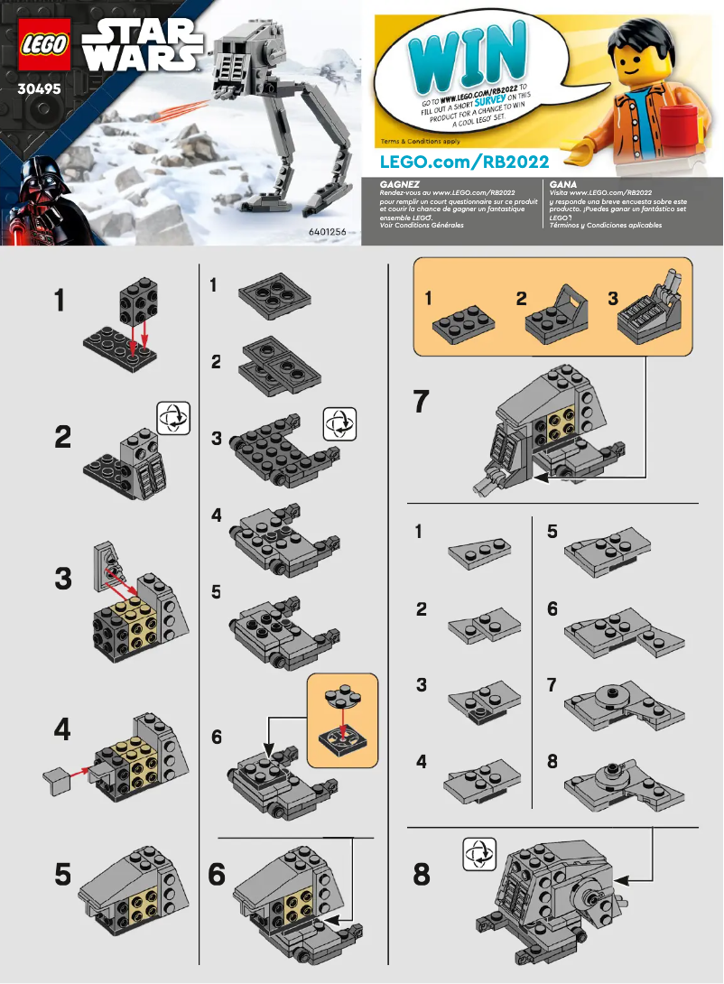 Page 1 of the manual User Manual Lego Star Wars 30495