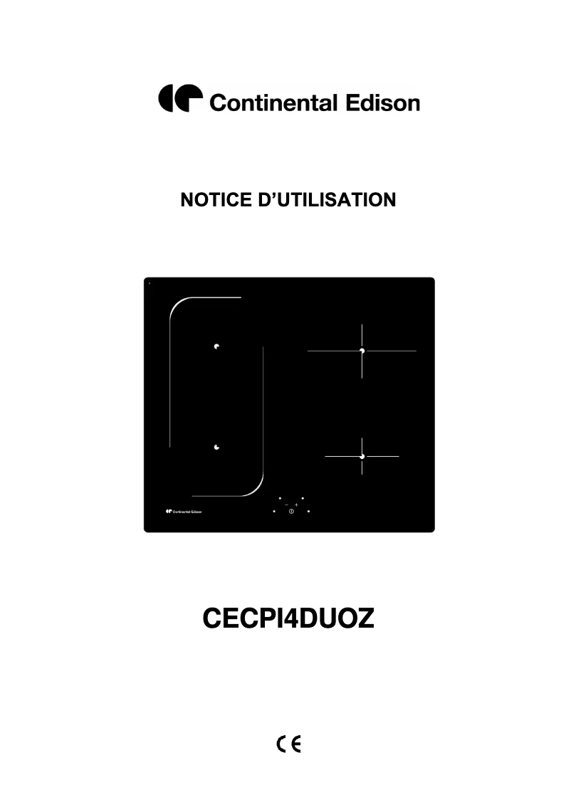 First page image of the manual for CECPI4DUO