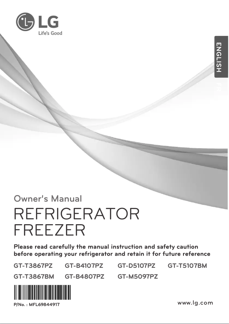 First page image of the manual for GT-M5097PZ