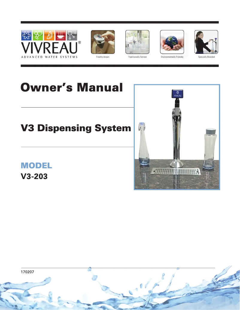 Page 1 of the manual User Manual Vivreau V3-203