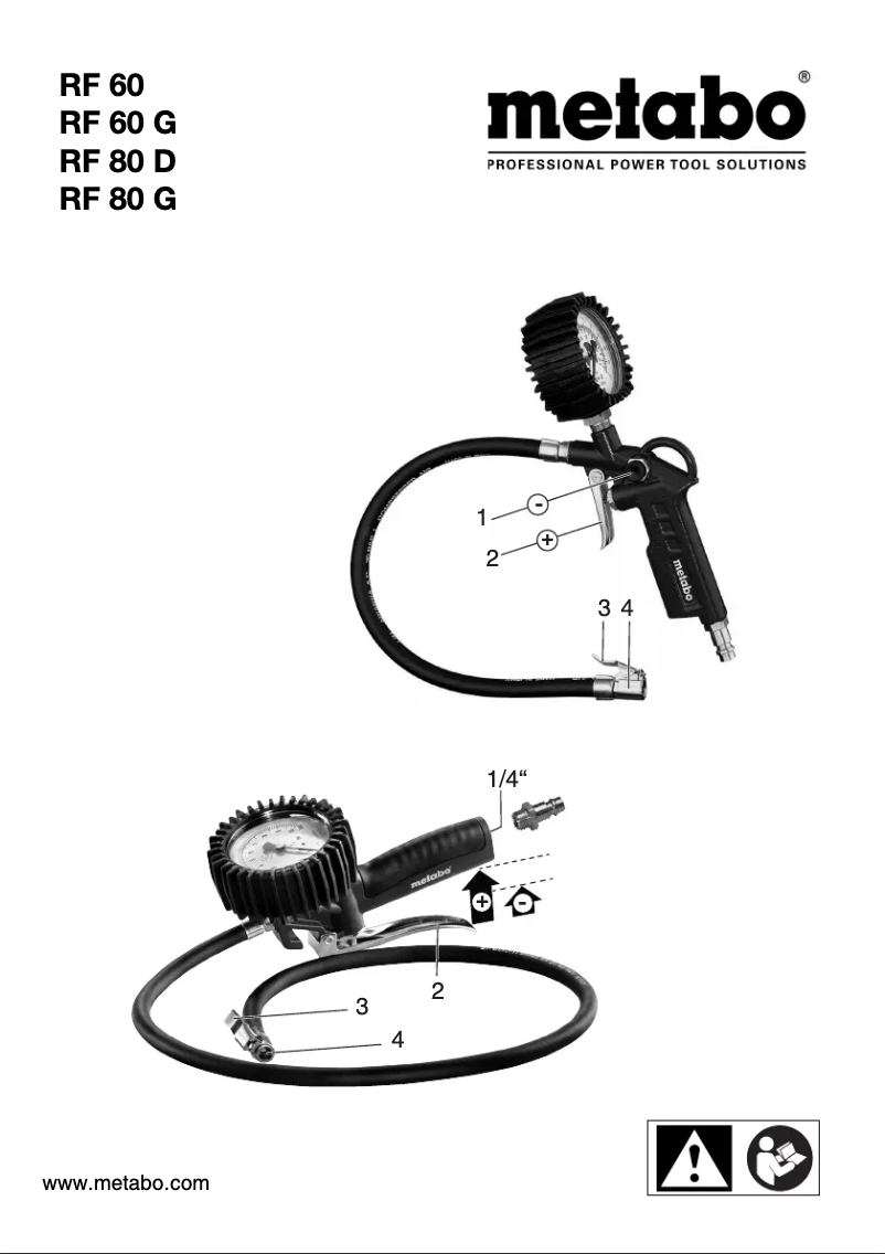 First page image of the manual for RF 80 D