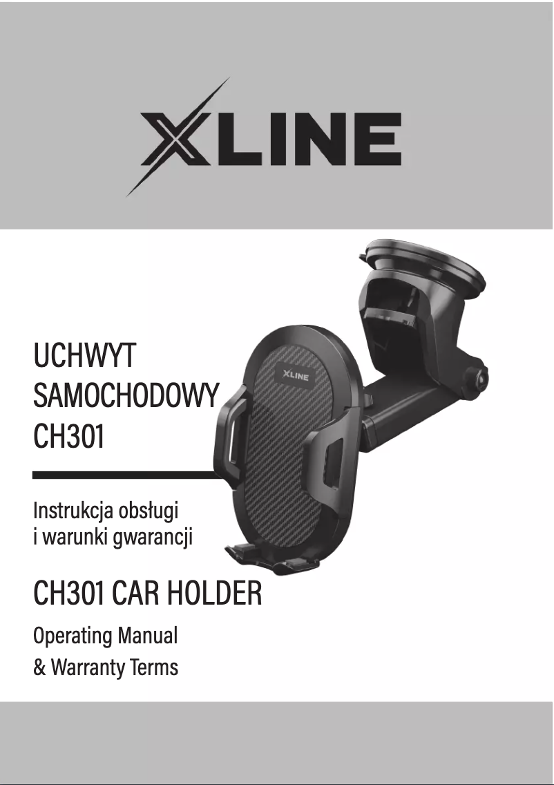 Page 1 of the manual User Manual Xline CH301