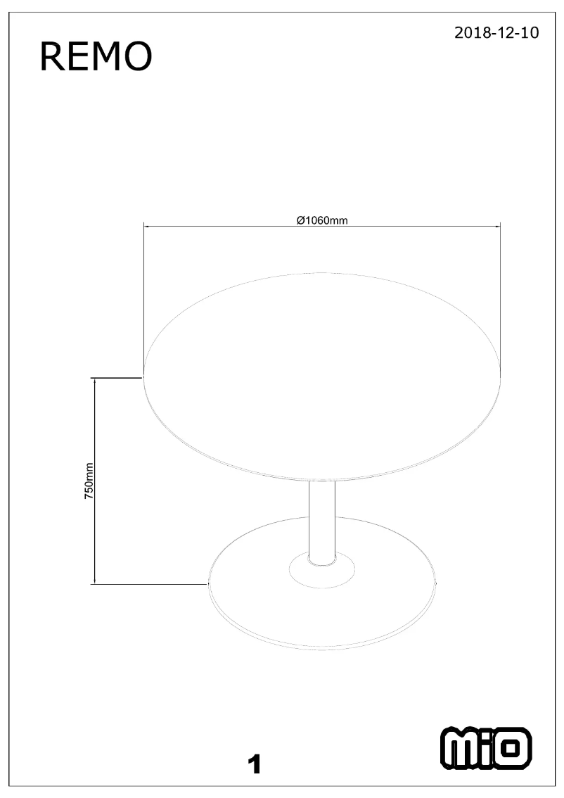 First page image of the manual for Remo