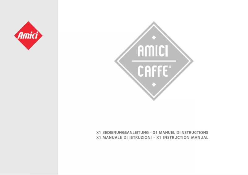 First page image of the manual for X1 Anniversary