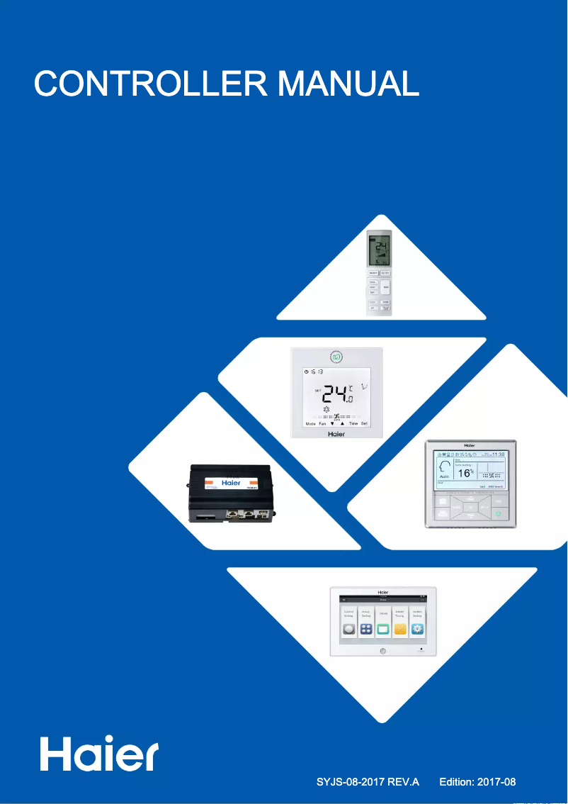 Page 1 of the manual User Manual Haier CONTROL SYSTEM