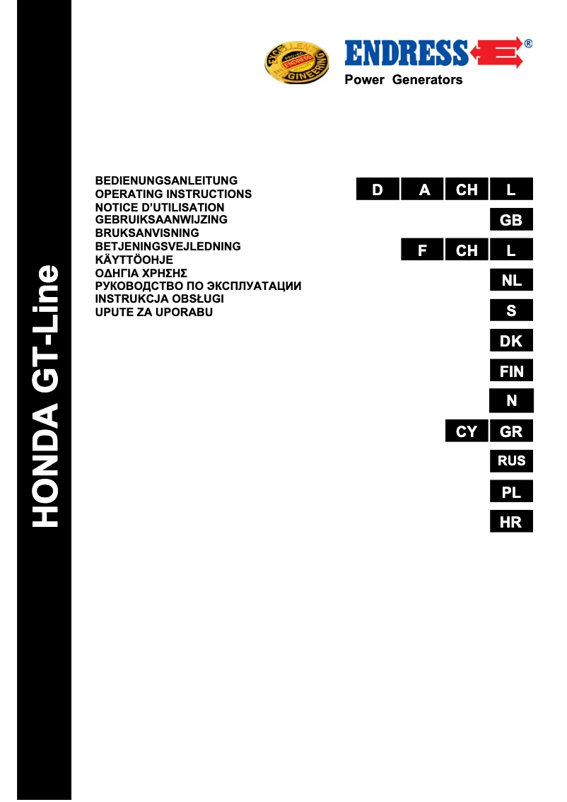 Page 1 of the manual User Manual Endress ESE 206 HS-GT