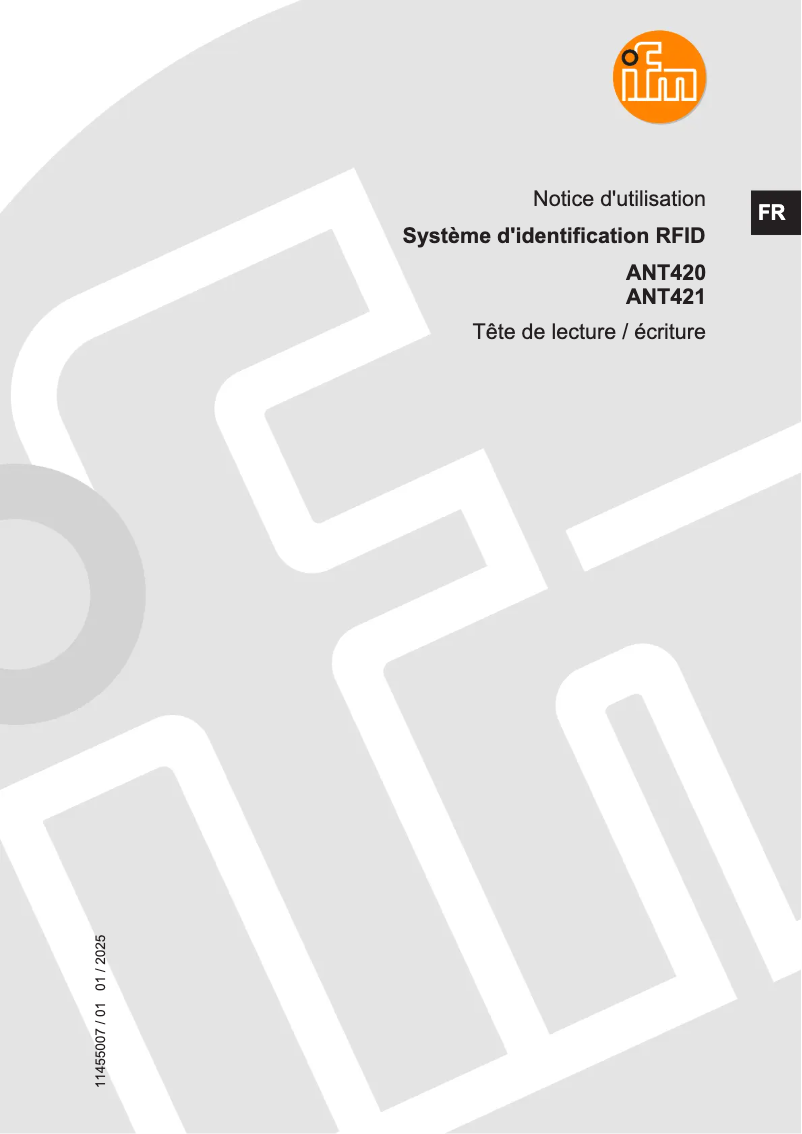 First page image of the manual for ANT421