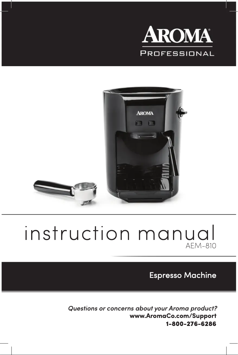 Page 1 of the manual User Manual Aroma AEM-810