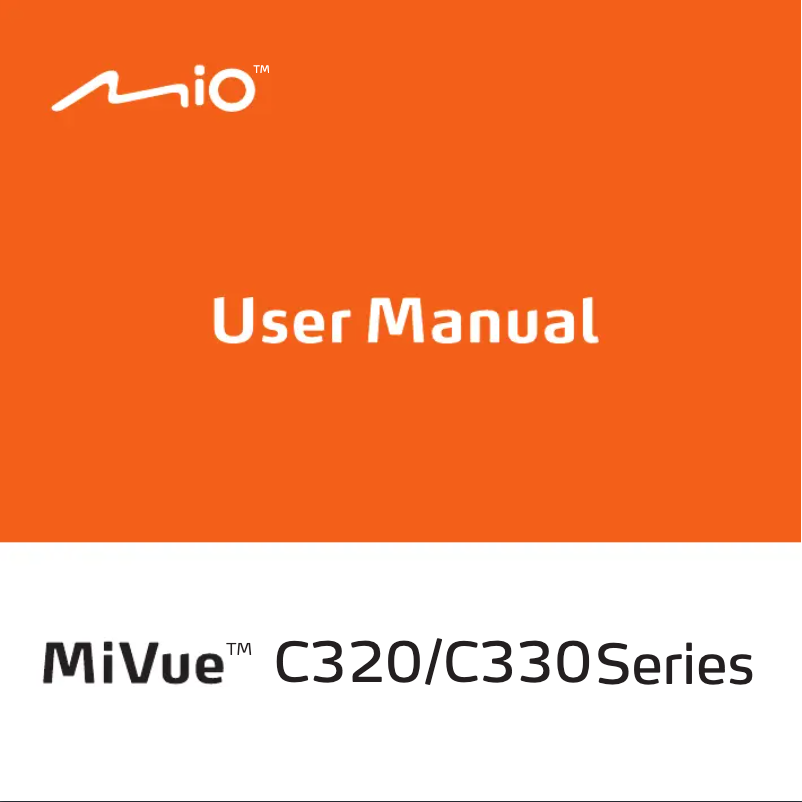 First page image of the manual for MiVue C323P