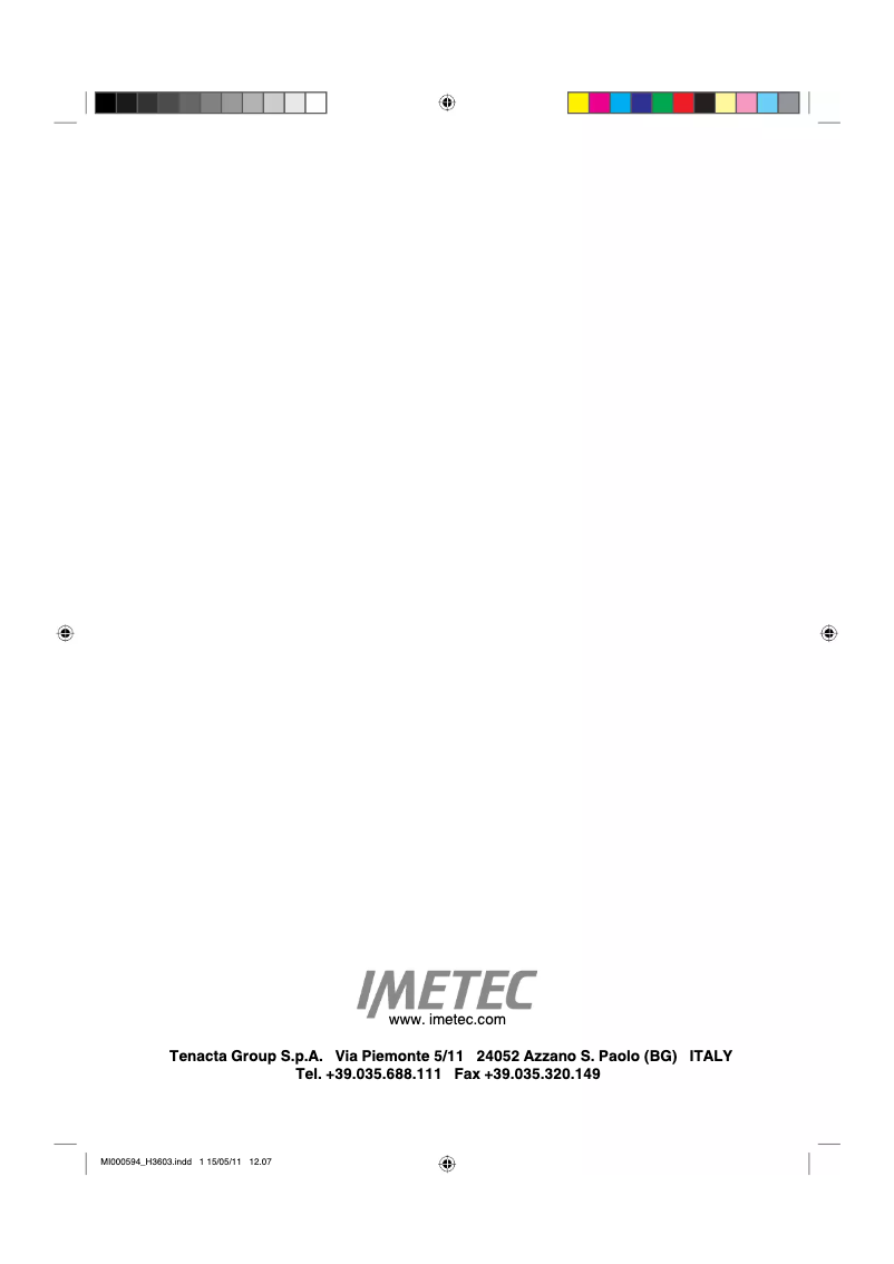 First page image of the manual for SENSUIJ MC3-200