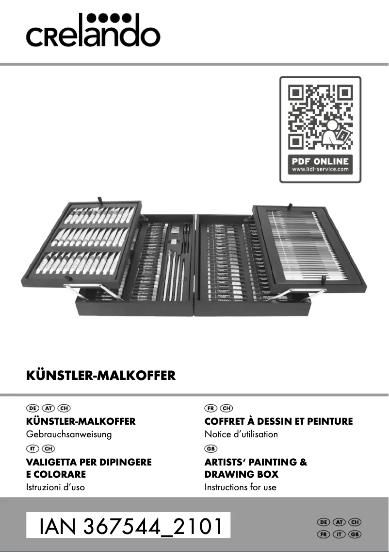 Page 1 of the manual User Manual Crelando HG05274