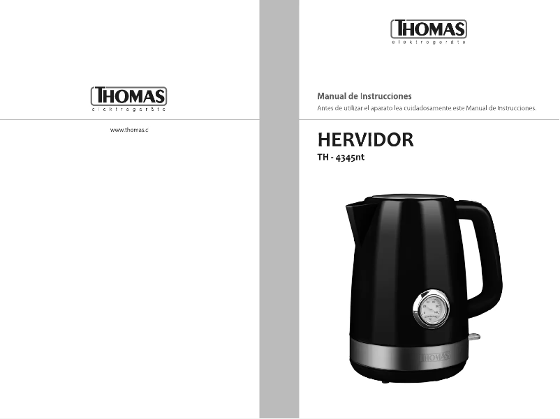 First page image of the manual for TH-4345NT