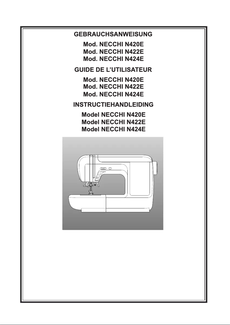 First page image of the manual for N 420 E